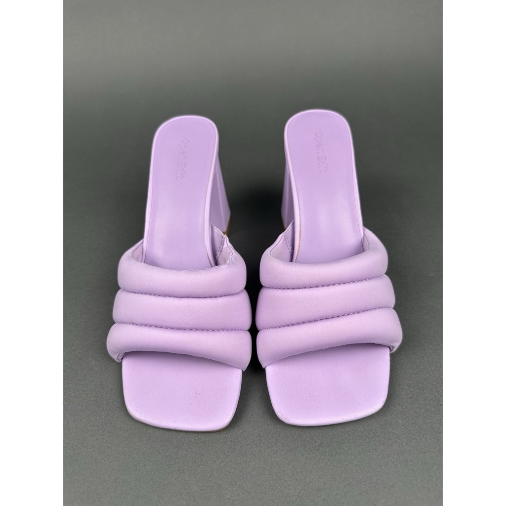 Open Edit Women's Sheena Sandals Purple Size 9 - Picture 2 of 11